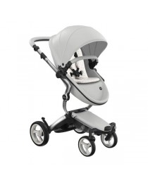 Brand New 4G Mima Xari Stoller In Snow white Silver Chassis Baby Stroller
